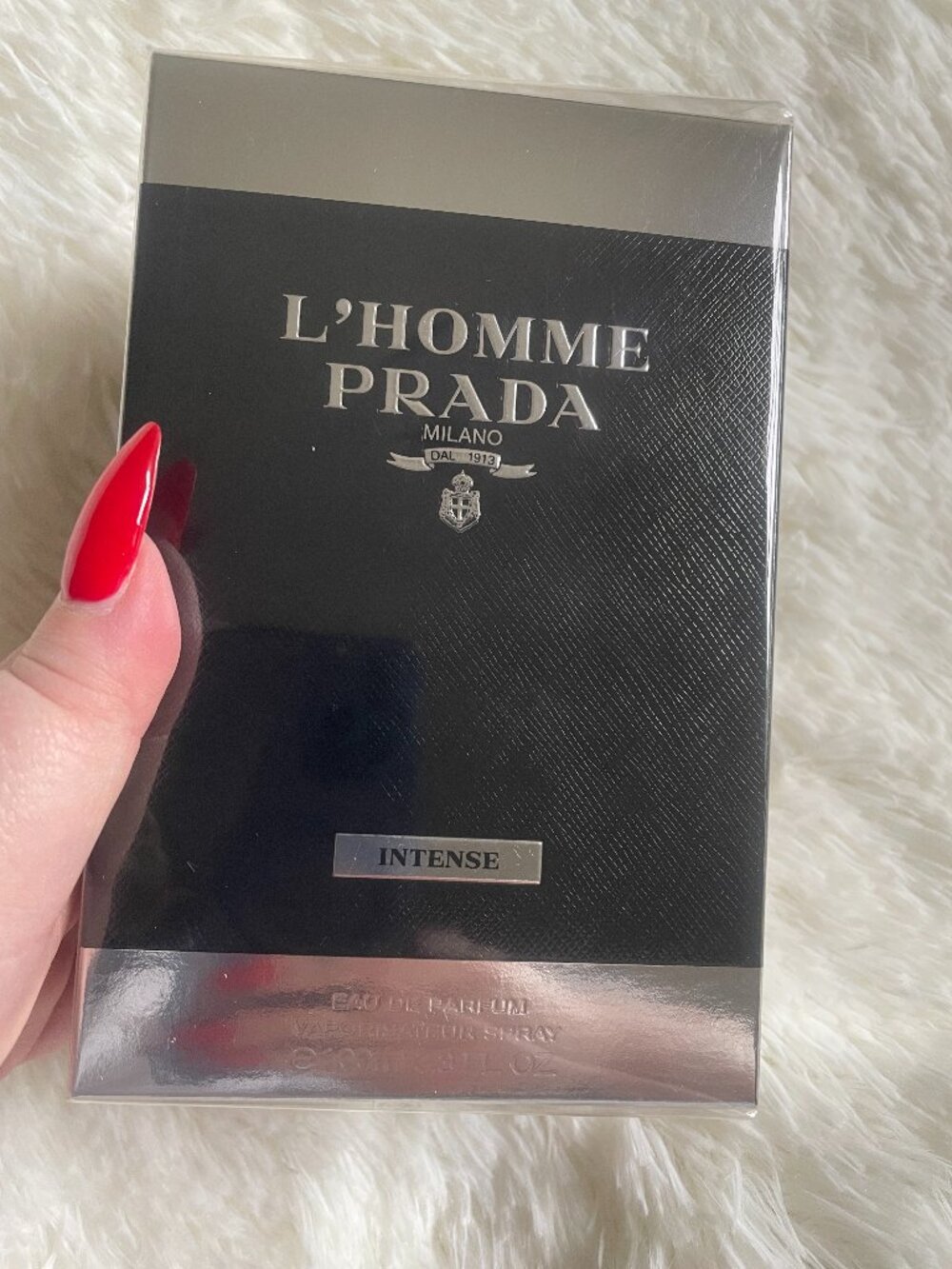 Prada L'HOMME Intense Eau De Parfum for Men 3.3 oz